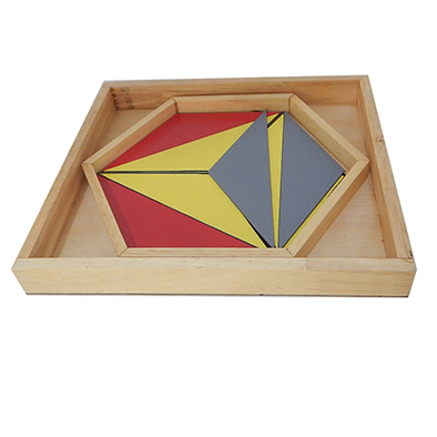 สามเหลี่ยมในมุมหกเหลี่ยมใหญ่ - Constructive Triangle : Large Hexagonal Box