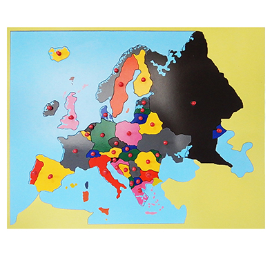 แผ่นต่อภาพแผนที่ยุโรป - Puzzle Map : Europe
