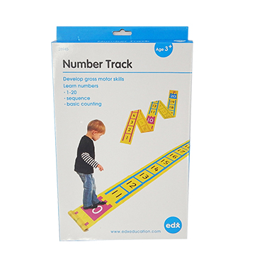 แผ่นทางเดินนับเลข - Number Track