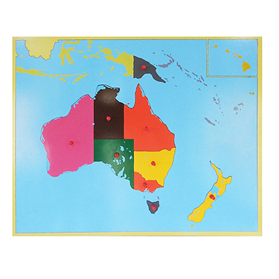 แผ่นต่อภาพแผนที่ออสเตรเลีย - Puzzle Map : Australia