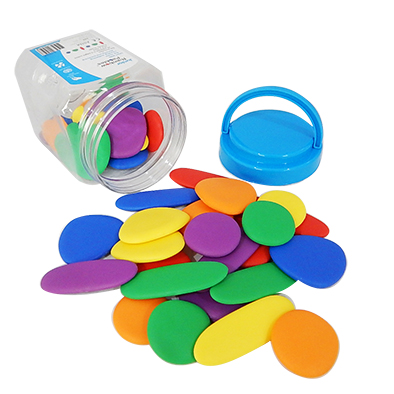 ชุดก้อนกรวดสีสดใส - Junior Rainbow Pebbles : Bright Color