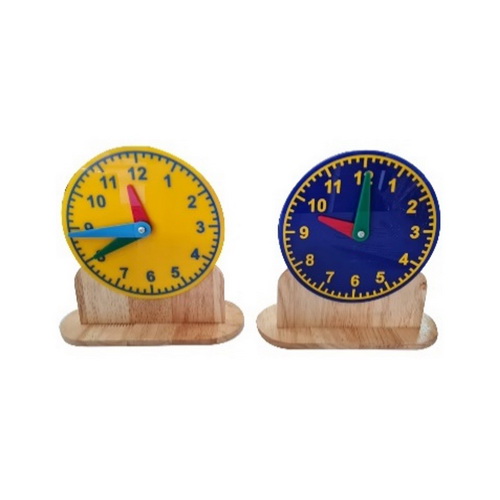 ชุดนาฬิกาจำลอง (แบบ 2 เข็ม และ 3 เข็ม) - Clock : 2-hand and 3-hand Types